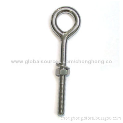 Eye Bolt with Washer and Nut, Made of AISI 316 and 304 Stainless SteelNew